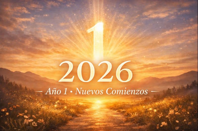Descubre por qué 2026 es un Año 1 en numerología, cómo calcular tu camino personal y cómo usar esta energía para iniciar un nuevo ciclo consciente.